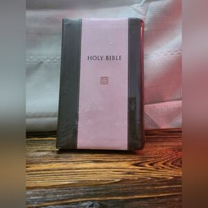 Hendrickson King James Version Brown and Pink Holy Bible New Sealed